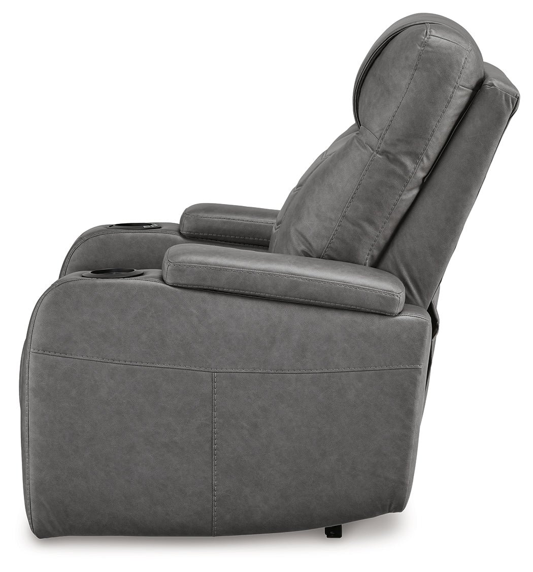 Schooner Rocks Slate Power Recliner