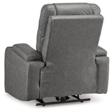 Schooner Rocks Slate Power Recliner by Ashley at Eve Furniture