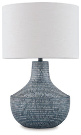 Schylarmont Antique Gray/White Table Lamp by Ashley at Eve Furniture