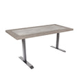 Scottsdale Adjustable Desk - Gray by Classic Home at Eve Furniture