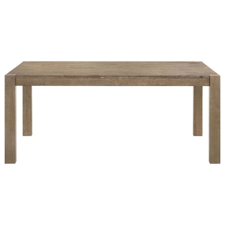 Scottsdale Brown Washed Rectangular Solid Wood Dining Table by Coaster at Eve Furniture
