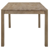 Scottsdale Brown Washed Rectangular Solid Wood Dining Table by Coaster at Eve Furniture