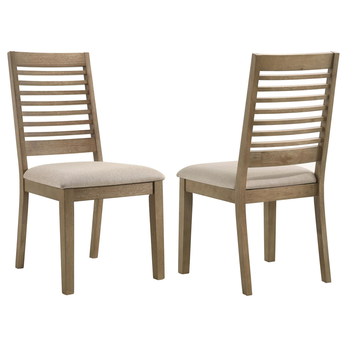Scottsdale Dining Side Chair Brown Washed (Set of 2) by Coaster at Eve Furniture