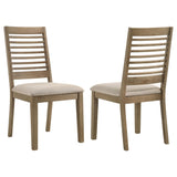 Scottsdale Dining Side Chair Brown Washed (Set of 2) by Coaster at Eve Furniture