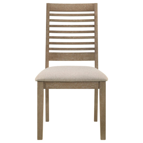 Scottsdale Dining Side Chair Brown Washed (Set of 2) by Coaster at Eve Furniture