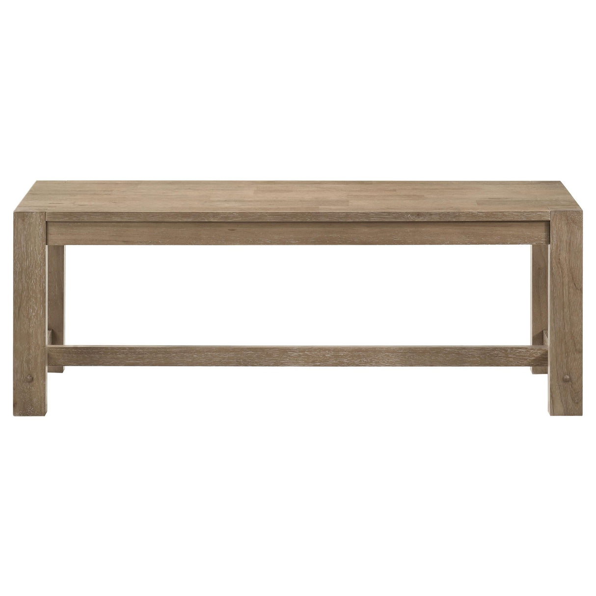 Scottsdale Solid Wood Dining Bench Brown Washed