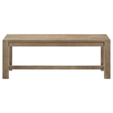 Scottsdale Solid Wood Dining Bench Brown Washed by Coaster at Eve Furniture