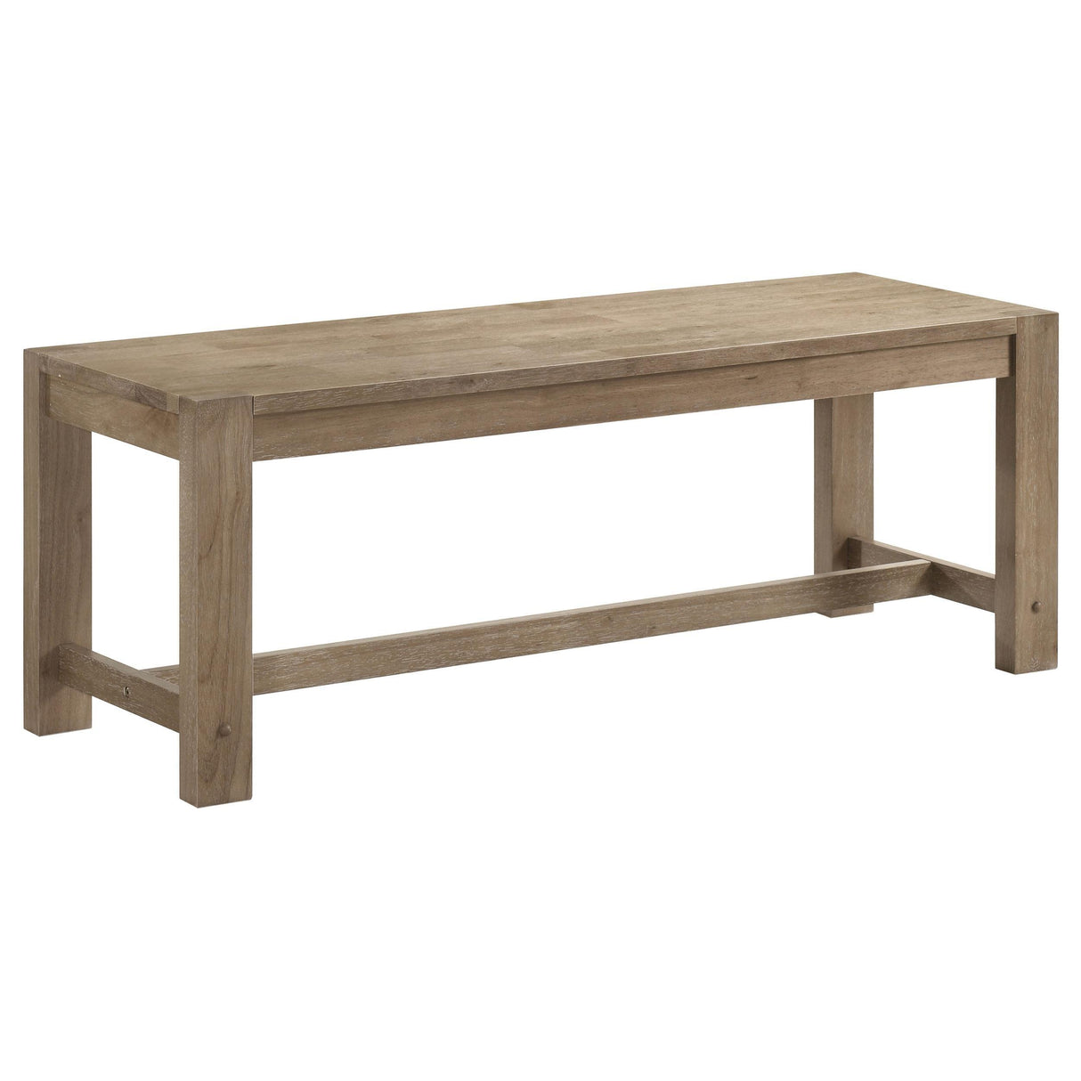 Scottsdale Solid Wood Dining Bench Brown Washed by Coaster at Eve Furniture