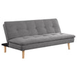 Scout Upholstered Tufted Convertible Sofa Bed Grey by Coaster at Eve Furniture