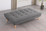 Scout Upholstered Tufted Convertible Sofa Bed Grey by Coaster at Eve Furniture