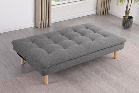 Scout Upholstered Tufted Convertible Sofa Bed Grey by Coaster at Eve Furniture