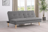 Scout Upholstered Tufted Convertible Sofa Bed Grey by Coaster at Eve Furniture
