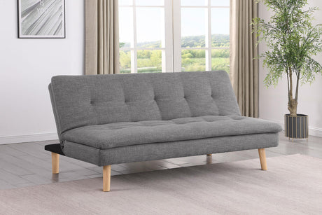 Scout Upholstered Tufted Convertible Sofa Bed Grey by Coaster at Eve Furniture