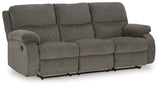 Scranto Brindle Manual Manual Reclining Sofa by Ashley at Eve Furniture