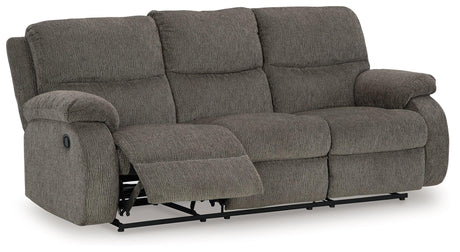 Scranto Brindle Manual Manual Reclining Sofa by Ashley at Eve Furniture