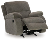 Scranto Brindle Manual Recliner by Ashley at Eve Furniture