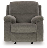 Scranto Brindle Manual Recliner by Ashley at Eve Furniture