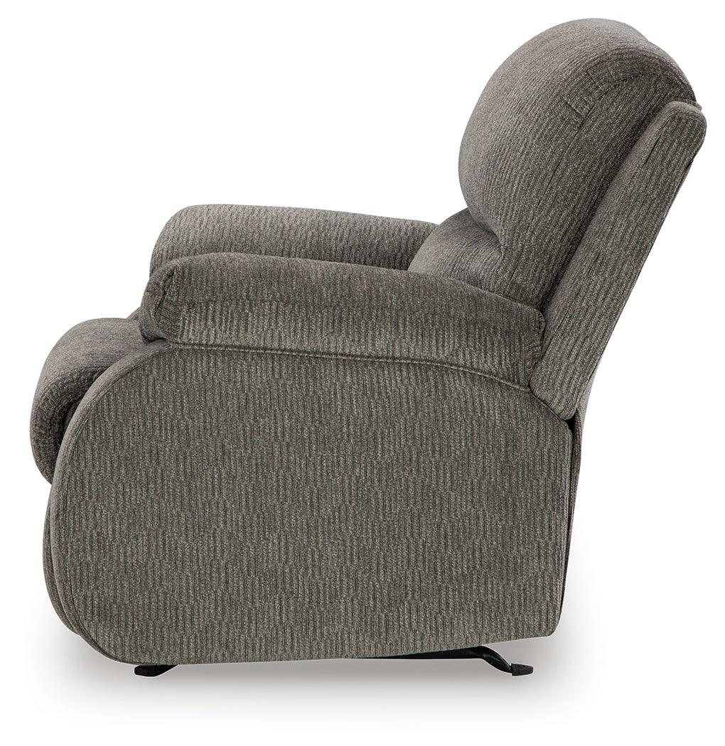 Scranto Brindle Manual Recliner by Ashley at Eve Furniture
