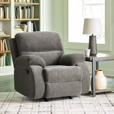 Scranto Brindle Manual Recliner by Ashley at Eve Furniture