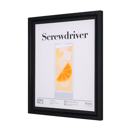 Screwdriver by Mercana Studio a Hand Embellished Textured Framed Art Print Matted under Glass by Mercana at Eve Furniture