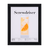 Screwdriver by Mercana Studio a Hand Embellished Textured Framed Art Print Matted under Glass by Mercana at Eve Furniture