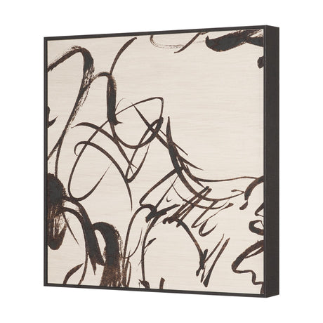 Sculptured Chaos I by Mercana Studio Hand Embellished Textured Framed Artwork by Mercana at Eve Furniture