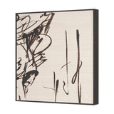 Sculptured Chaos III by Mercana Studio Hand Embellished Textured Framed Artwork by Mercana at Eve Furniture