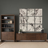 Sculptured Chaos III by Mercana Studio Hand Embellished Textured Framed Artwork by Mercana at Eve Furniture