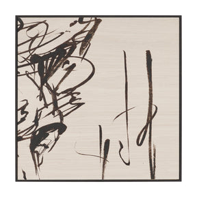 Sculptured Chaos III by Mercana Studio Hand Embellished Textured Framed Artwork by Mercana at Eve Furniture