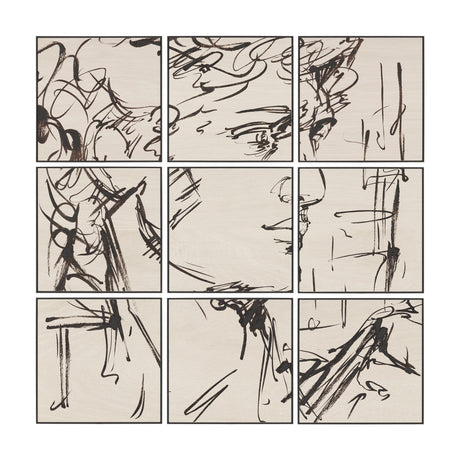 Sculptured Chaos IX by Mercana Studio Hand Embellished Textured Framed Artwork by Mercana at Eve Furniture