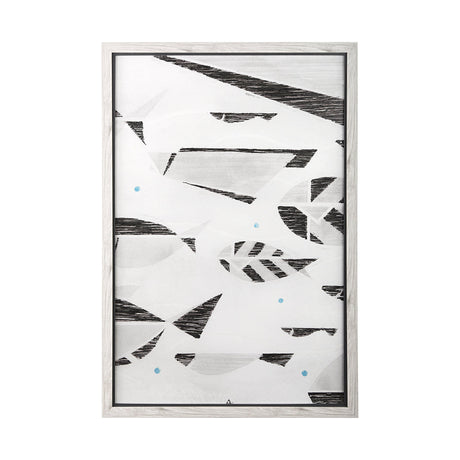 Se Promener II by Mercana Studio a Hand Embellished Textured Framed Art Print Matted under Glass by Mercana at Eve Furniture