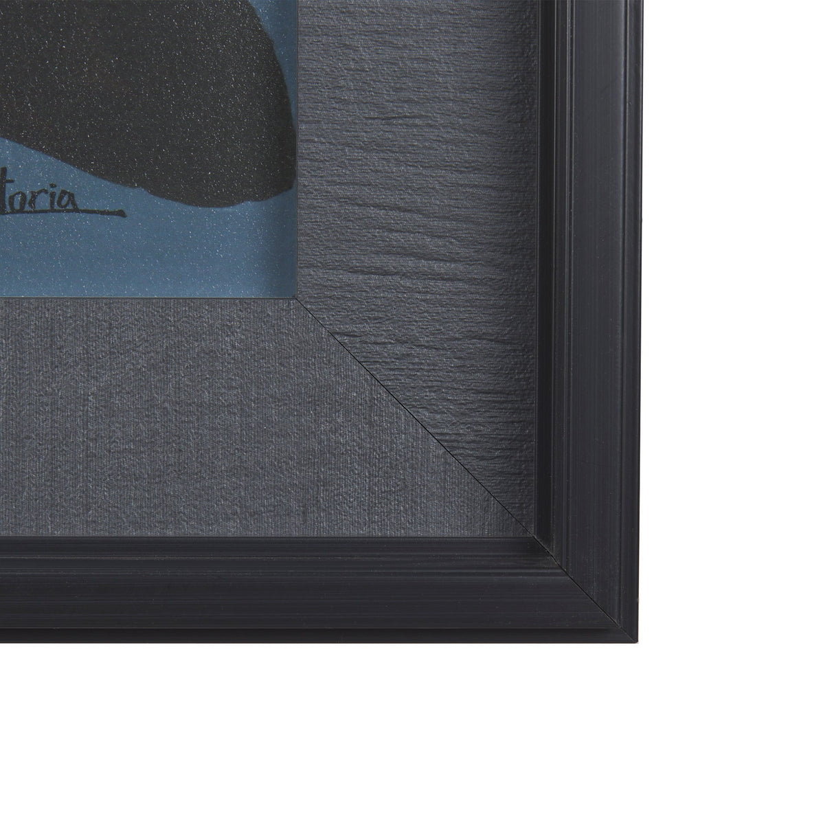 Sea bay at night I by Mercana Studio a Hand Embellished Textured Framed Art Print by Mercana at Eve Furniture