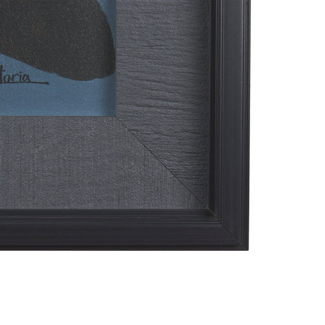 Sea bay at night I by Mercana Studio a Hand Embellished Textured Framed Art Print by Mercana at Eve Furniture
