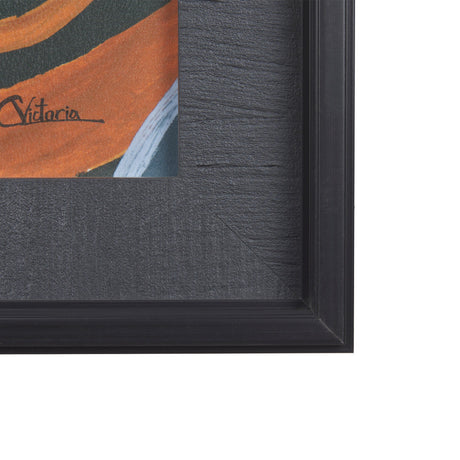 Sea bay at night II by Mercana Studio a Hand Embellished Textured Framed Art Print by Mercana at Eve Furniture