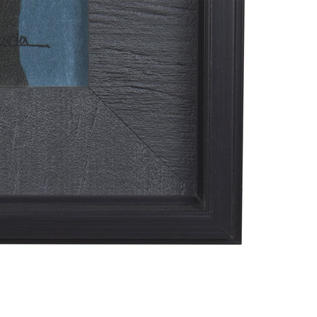 Sea bay at night III by Mercana Studio a Hand Embellished Textured Framed Art Print by Mercana at Eve Furniture