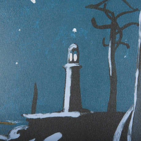 Sea bay at night III by Mercana Studio a Hand Embellished Textured Framed Art Print by Mercana at Eve Furniture
