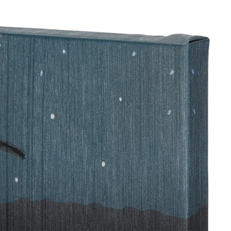 Sea bay at nitght I by Mercana Studio a Hand Embellished Textured Canvas by Mercana at Eve Furniture