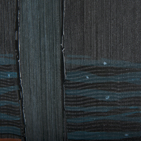 Sea bay at nitght I by Mercana Studio a Hand Embellished Textured Canvas by Mercana at Eve Furniture