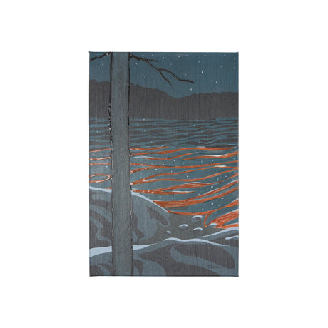 Sea bay at nitght I by Mercana Studio a Hand Embellished Textured Canvas by Mercana at Eve Furniture