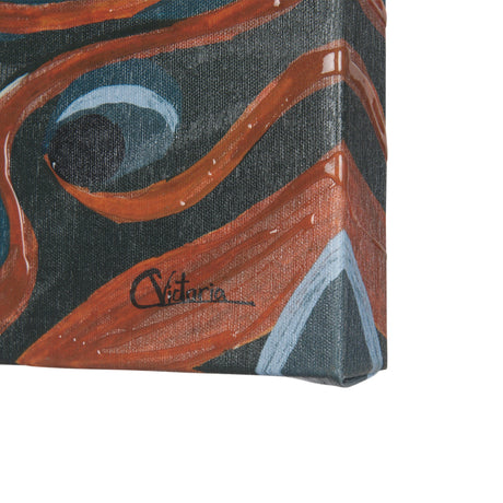 Sea bay at nitght II by Mercana Studio a Hand Embellished Textured Canvas by Mercana at Eve Furniture