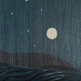 Sea bay at nitght II by Mercana Studio a Hand Embellished Textured Canvas by Mercana at Eve Furniture