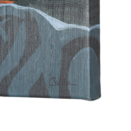Sea bay at nitght III by Mercana Studio a Hand Embellished Textured Canvas by Mercana at Eve Furniture