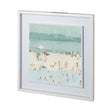 Sea Glass Sandbar I by Emma Scarvey a Hand Embellished Textured Framed Art Print Matted under Glass by Mercana at Eve Furniture