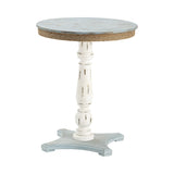 Sea İsle Blue/White Accent Table by Crestview at Eve Furniture