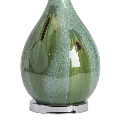 Sea Scape Green Table Lamp by Crestview at Eve Furniture