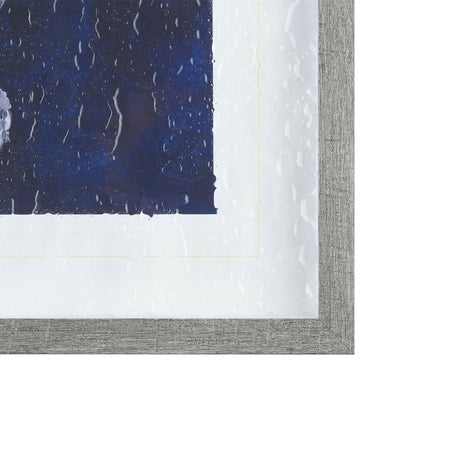 Sea Turtle Shadow I by Grace Popp a Hand Embellished Textured Framed Art Print Matted under Glass by Mercana at Eve Furniture