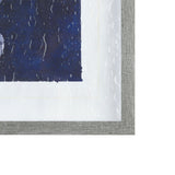 Sea Turtle Shadow II by Grace Popp a Hand Embellished Textured Framed Art Print Matted under Glass by Mercana at Eve Furniture