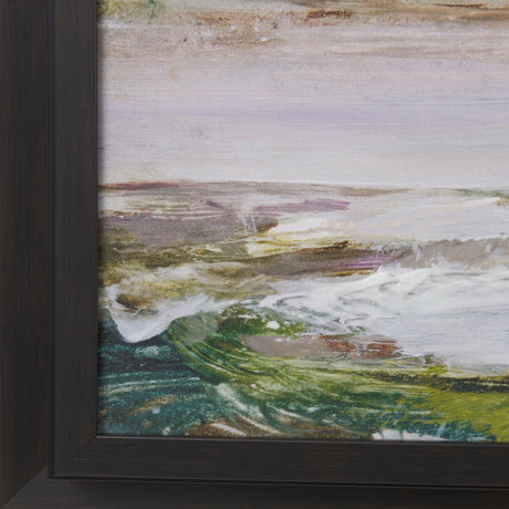 Sea View by Mercana Studio a Hand Embellished Textured Framed Canvas by Mercana at Eve Furniture