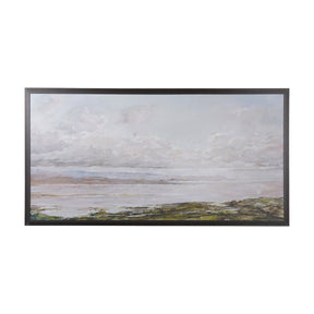 Sea View by Mercana Studio a Hand Embellished Textured Framed Canvas by Mercana at Eve Furniture
