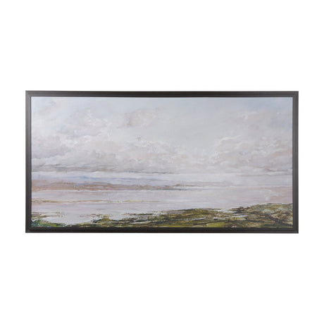 Sea View by Mercana Studio a Hand Embellished Textured Framed Canvas by Mercana at Eve Furniture